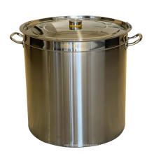 Stainless steel 304 straight drum food storage and transportation bucket soup bucket liquid storage stainless steel container